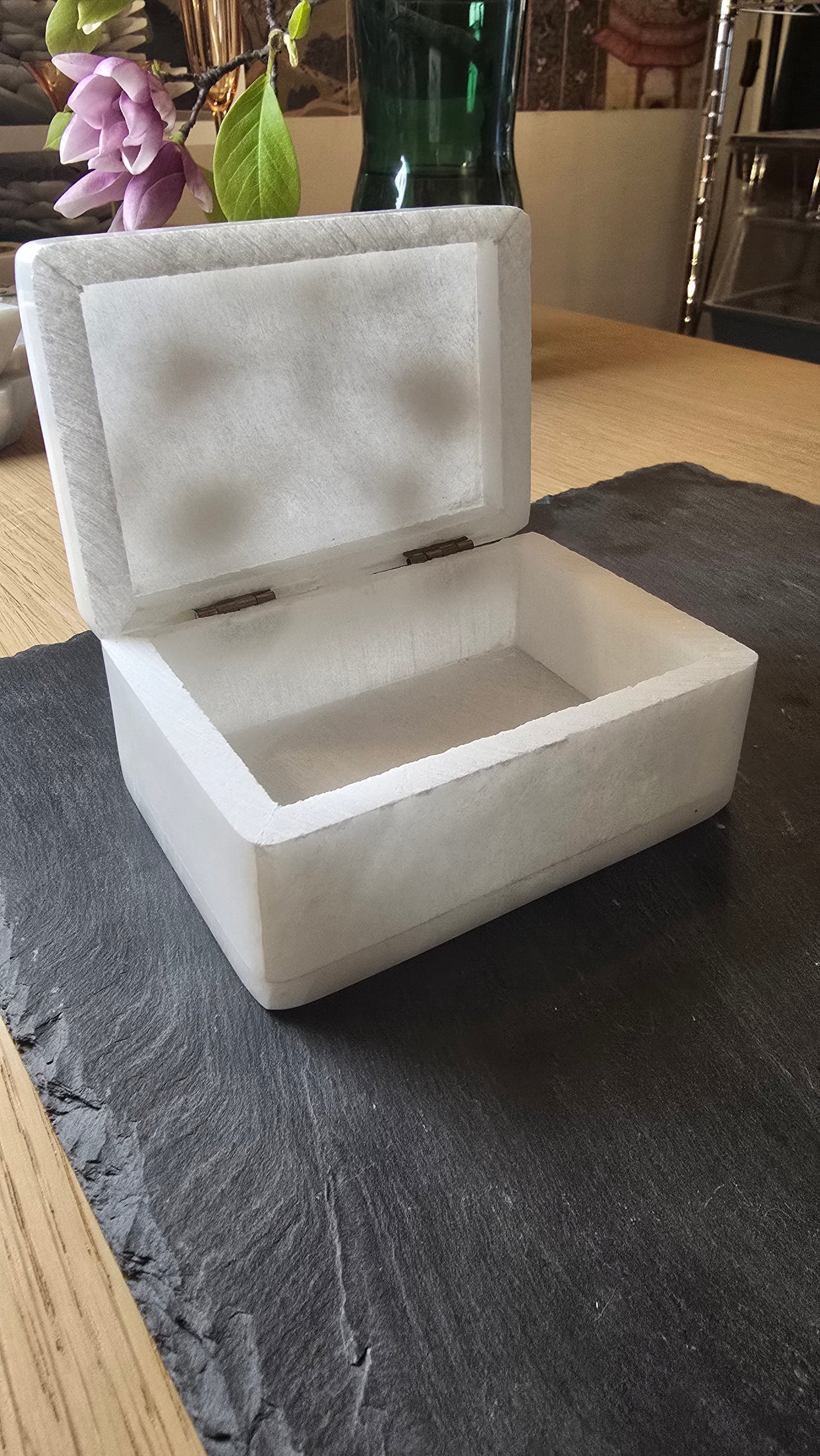 Handcrafted Marble Inlay Box